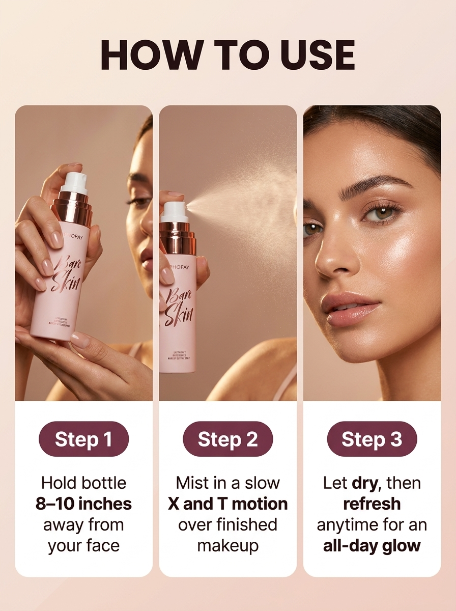 PHOFAY: Bare Skin Setting Spray