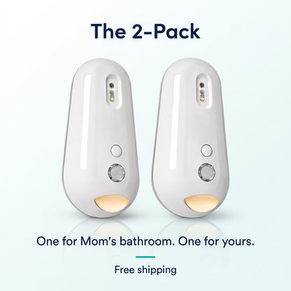 Luvessa 2-Pack: one for Mom's bathroom, one for yours